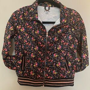 Floral Zip-Up Jacket